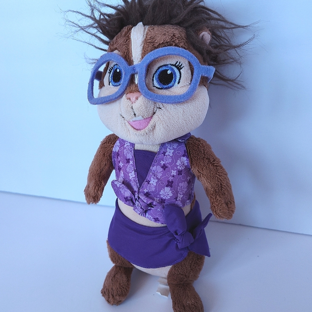 Alvin and the Chipmunks & Build-A-Bear Chipwrecked Chipettes Jeanette Plush